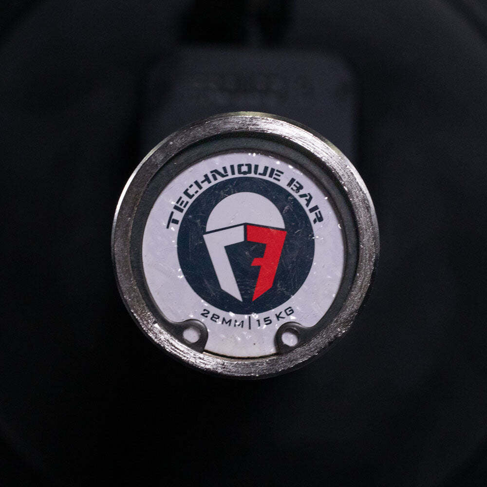 Titan Fitness Olympic Technique Training Barbell, 6 FT Chrome Finish, 15 KG