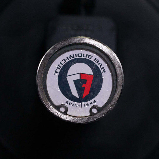 Titan Fitness Olympic Technique Training Barbell, 6 FT Chrome Finish, 15 KG