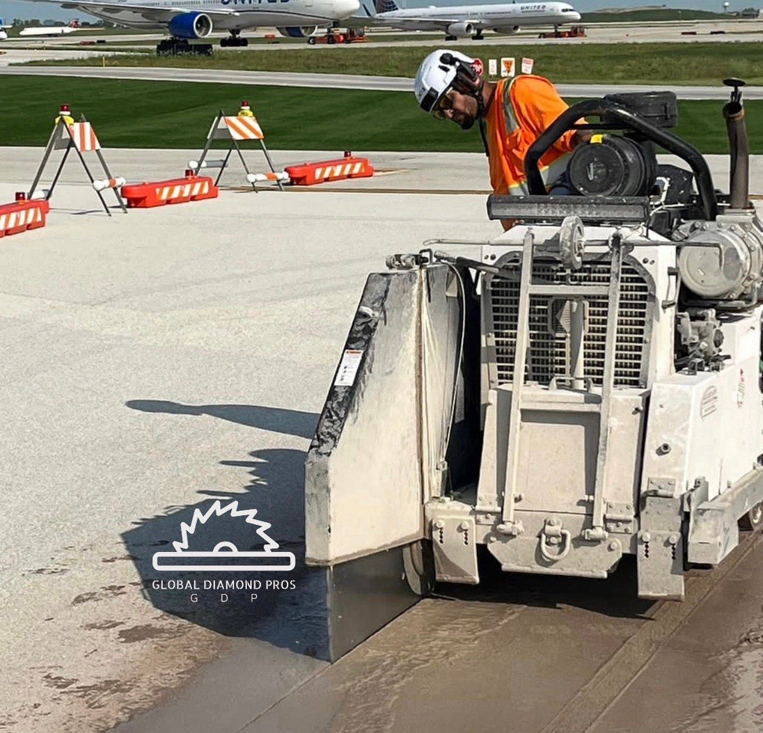 30” X .187” Pro Diamond Saw Blade for Cured Concrete Slab Saw Walk behind Blade