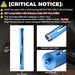1" Dry Core Drill Bit, 5/8"-11 Thread, with 3 Adapters Included: SDS Plus, SDS Max and 1/2" Hex Shank -9.5" Drilling Depth Diamond Core Bits for Concrete, Brick, Block, Stucco and Masonry