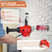 Diamond Core Drilling Machine, Handheld Dry and Wet Core Drill Rig, 1-1/4"Threaded Shaft, Equipped with Wet Drill Bits 1.25", 2.5", 3.25",4"And Water Pump Set, for Concrete Bricks and Stones