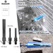 1" Dry Core Drill Bit, 5/8"-11 Thread, with 3 Adapters Included: SDS Plus, SDS Max and 1/2" Hex Shank -9.5" Drilling Depth Diamond Core Bits for Concrete, Brick, Block, Stucco and Masonry