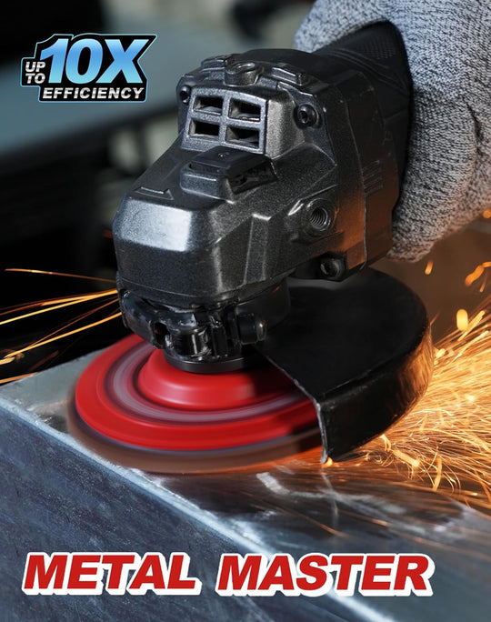 Flap Discs 80 Grit, 4-1/2" X 7/8" Ceramic Grain Flap Sanding Disc, Type 27 Heavy Duty Abrasive Trimmable Grinding Wheel Finishing for Stainless Steel, Sheet Metal (5 Pack)