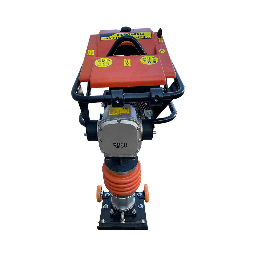 196CC 6.5HP Power Vibratory Tamper Rammer Jumping Jack Tamping Ram Compactor