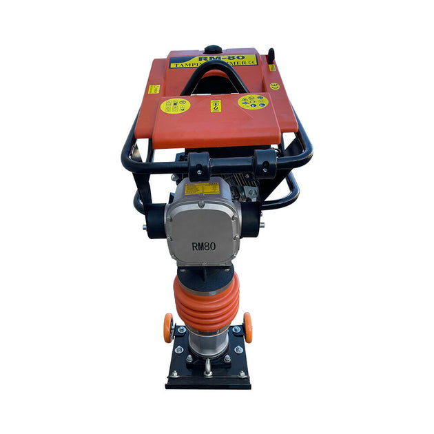 196CC 6.5HP Power Vibratory Tamper Rammer Jumping Jack Tamping Ram Compactor