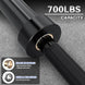 7FT Olympic Barbell Bar 45LB Powerlifting 700LB Capacity Weightlifting Bar