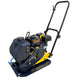 Walk behind Vibratory Plate Compactor W/ Water Tank Heavy Duty Large Plate 6.5Hp