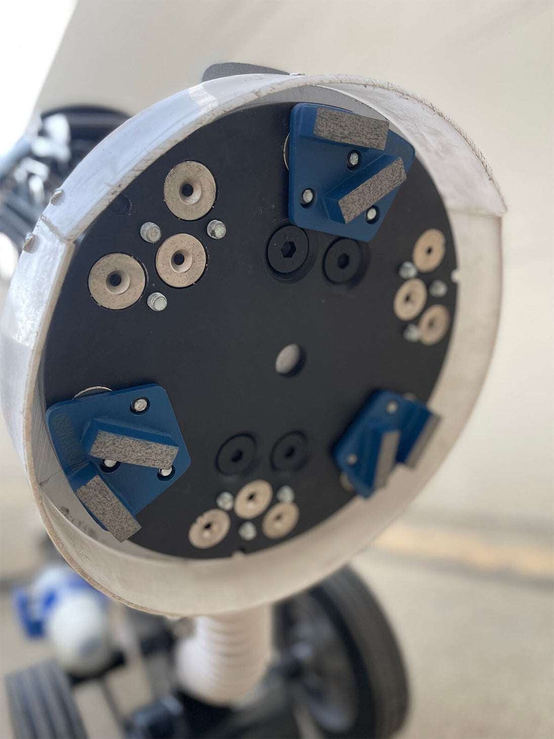 3HP Walk-Behind 2200W 10" Electric Concrete Floor Grinder Finish Smooth Surface