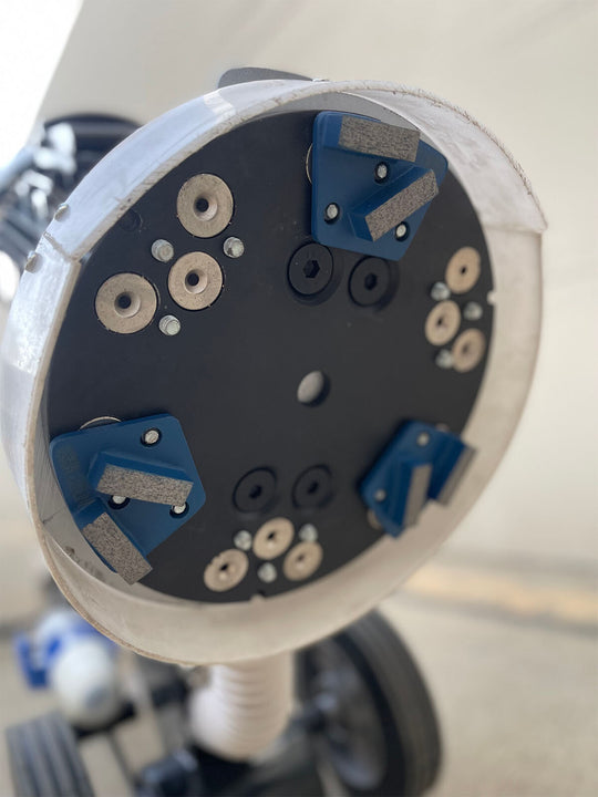 3HP Walk-Behind 2200W 10" Electric Concrete Floor Grinder Finish Smooth Surface