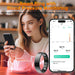 2025 Smart Ring Health Tracker with Blood Pressure Monitor, IP68 Waterproof Health Ring for Blood Oxygen Heart Rate Spo2 Sleep Monitor, Bluetooth Connect Fitness Ring for Multi-Sports Tracking
