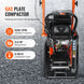 Uimoso Walk-Behind Vibratory Plate Compactor Rammer 2.8HP 78.5Cc EPA Soil Tamper