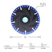 Metal Cutting Diamond Blade 5 X 7/8 Inch Cut off Wheel for Rebar Sheet Metal