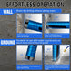 Diamond Core Drill Bits 2" Diameter 10"/254Mm Drilling Depth 5/8-11" Thread Core Bit Turbo Laser-Welded Segments for Cured Concrete With, Brick, Block, Masonry, with Two Adapters