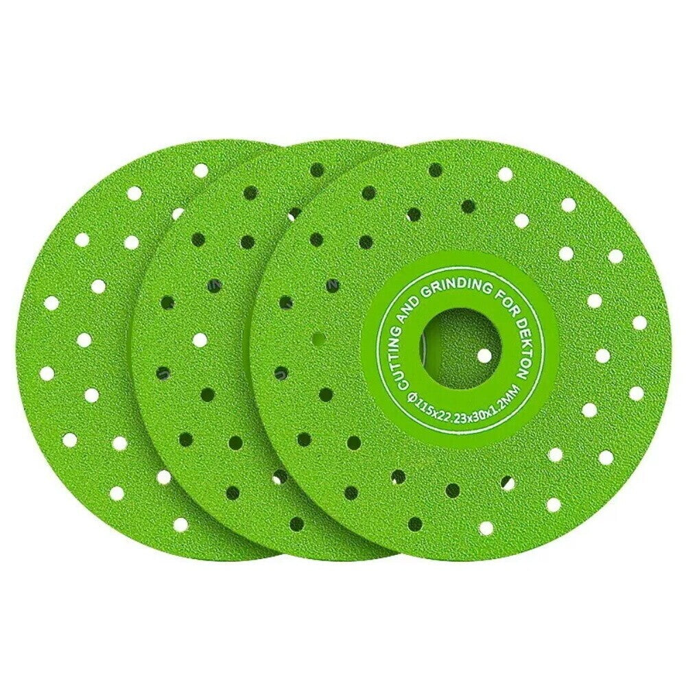 3PCS Rock Plate Flat Grinding Blade Tile Chamfering Cutting and Sanding Blade