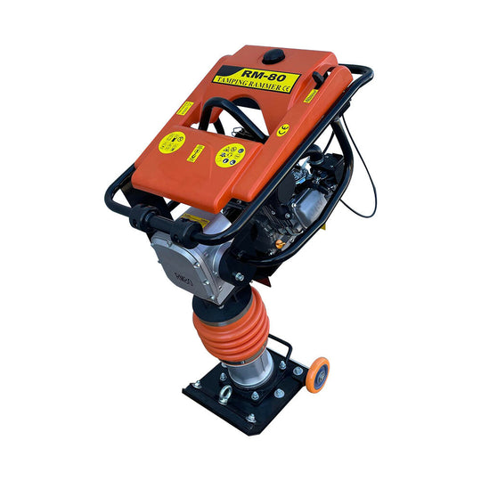 196CC 6.5HP Power Vibratory Tamper Rammer Jumping Jack Tamping Ram Compactor